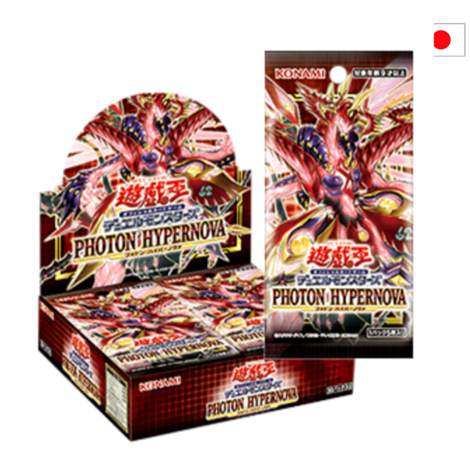 Yu-Gi-Oh! OCG PHHY Photon Hypernova BOX 30 Packs | Lacrado | Japonês | Envio do Japão