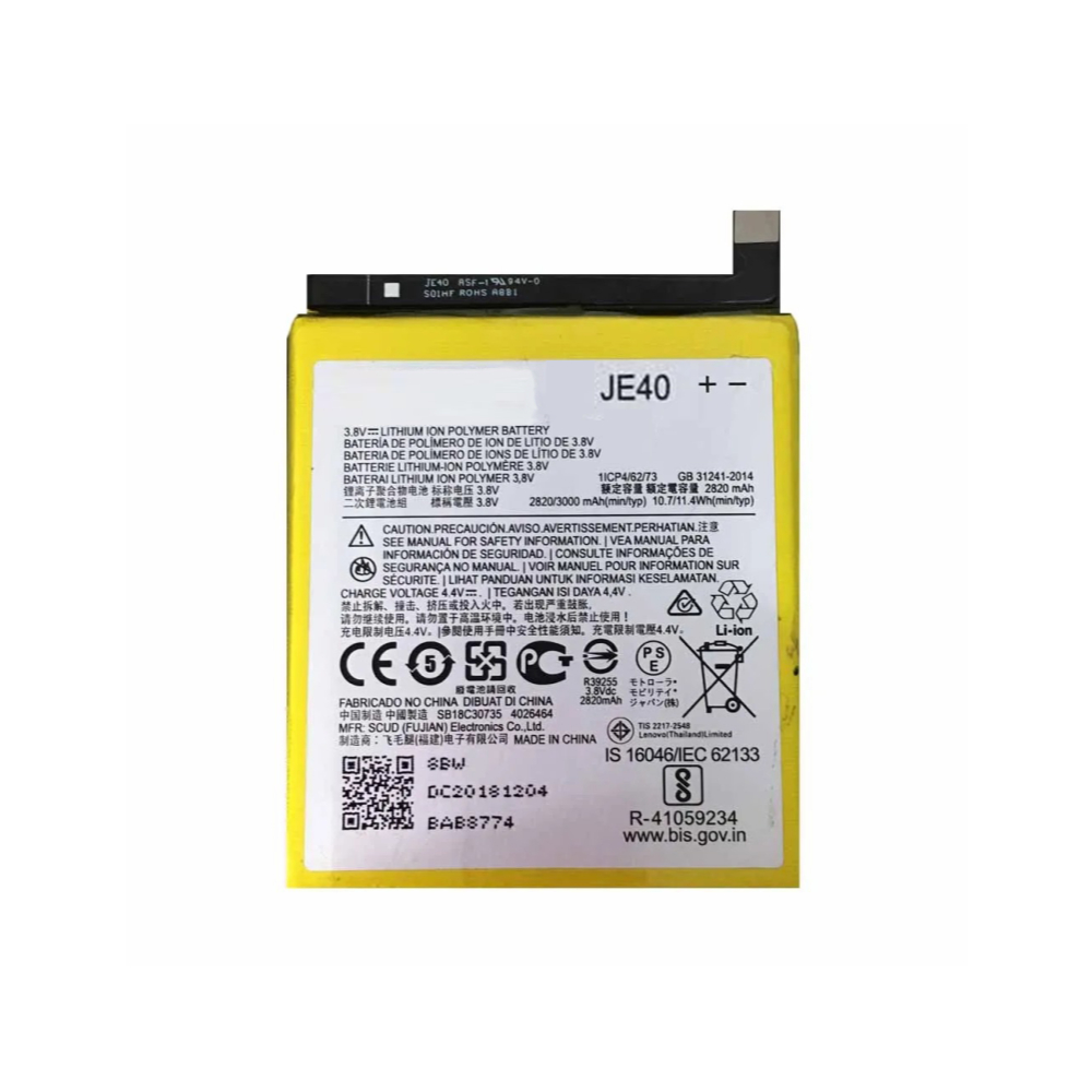 Bateria de Reposição P/ Moto G7 Play / Moto One JE40  Em estoque