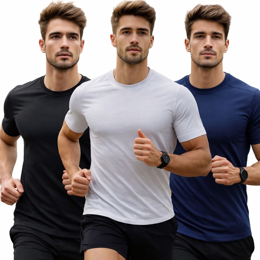 Camisa Dry Fit Masculina Academia Treino Fitness Respirável Confortável