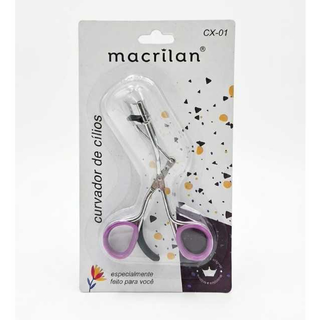 Curvex de Cílios Profissional Macrilan Curvador Modelador Efeito Curvado Perfeito