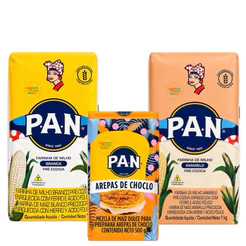 Harina PAN farinha de milho branco, harina PAN pre-cozida enriquecida 1kg