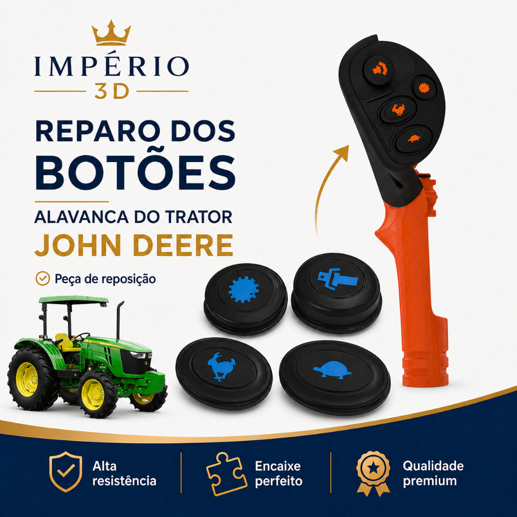 Reparo de Botões de Mudança do AutoQuad para tratores Jonh Deere