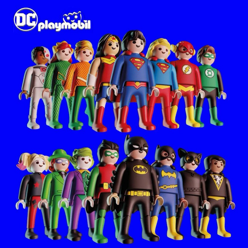 Miniatura Colecionável Kinder Ovo Playmobil DC