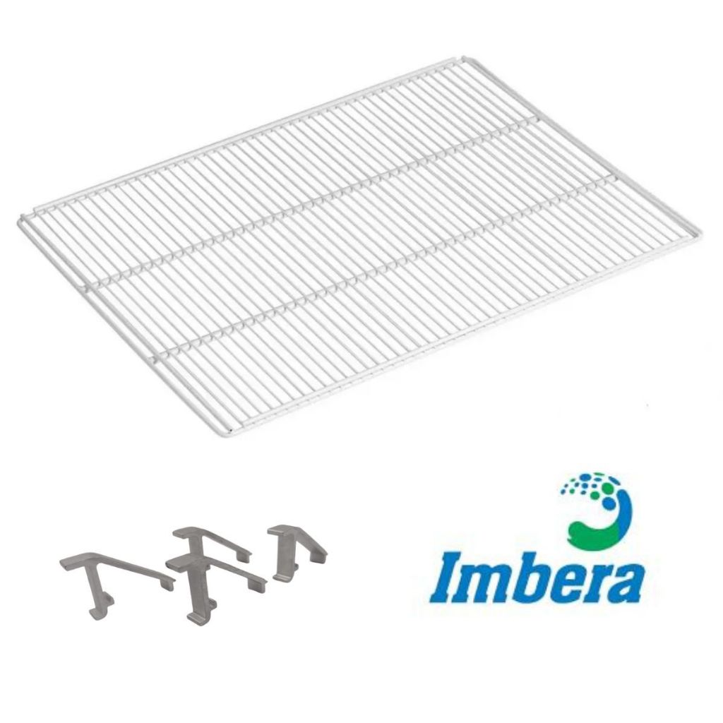 04 Grades Prateleiras Imbera Vrs19 Ccv355 58x51,5cm Com Suportes