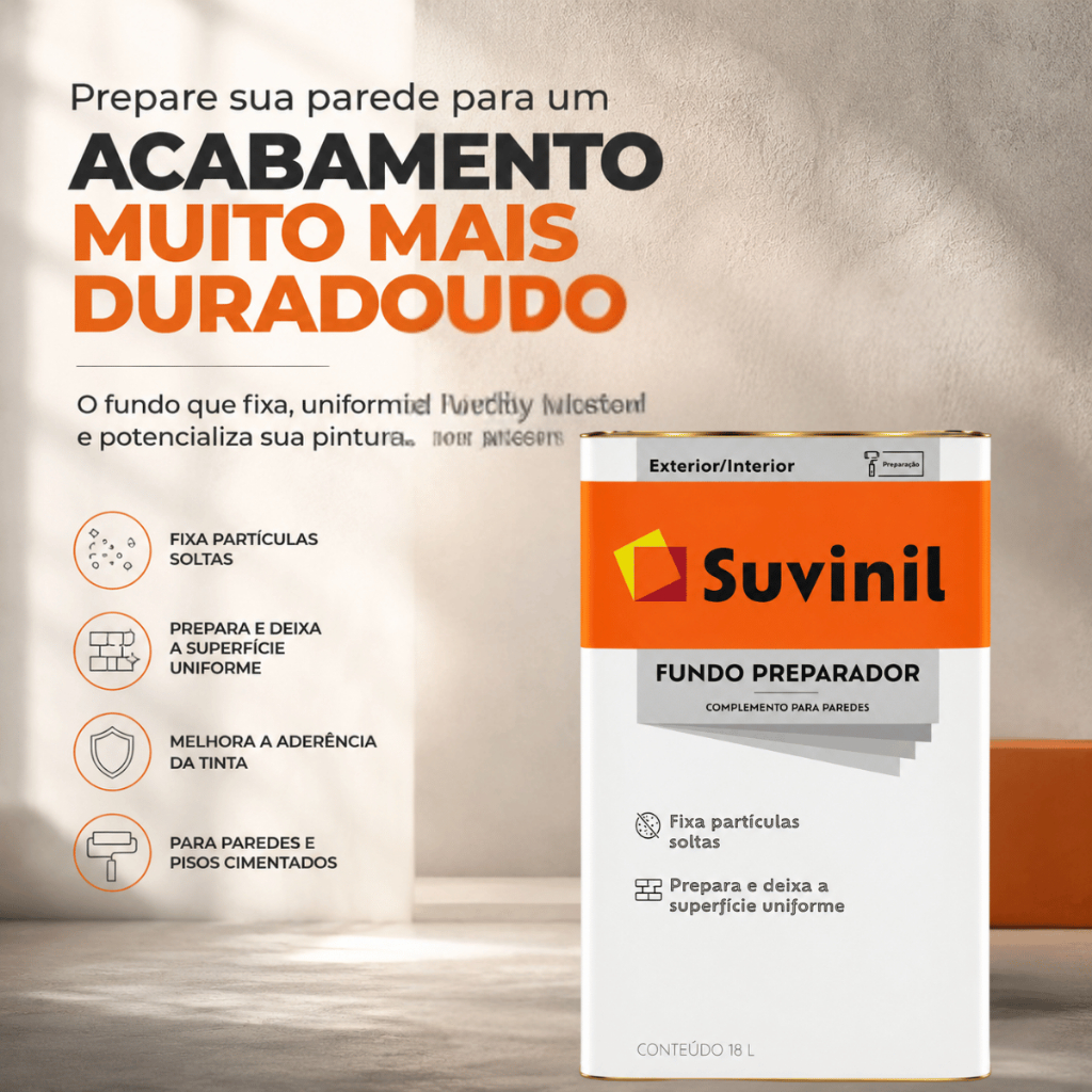 Fundo Preparador Base Água 18l Suvinil