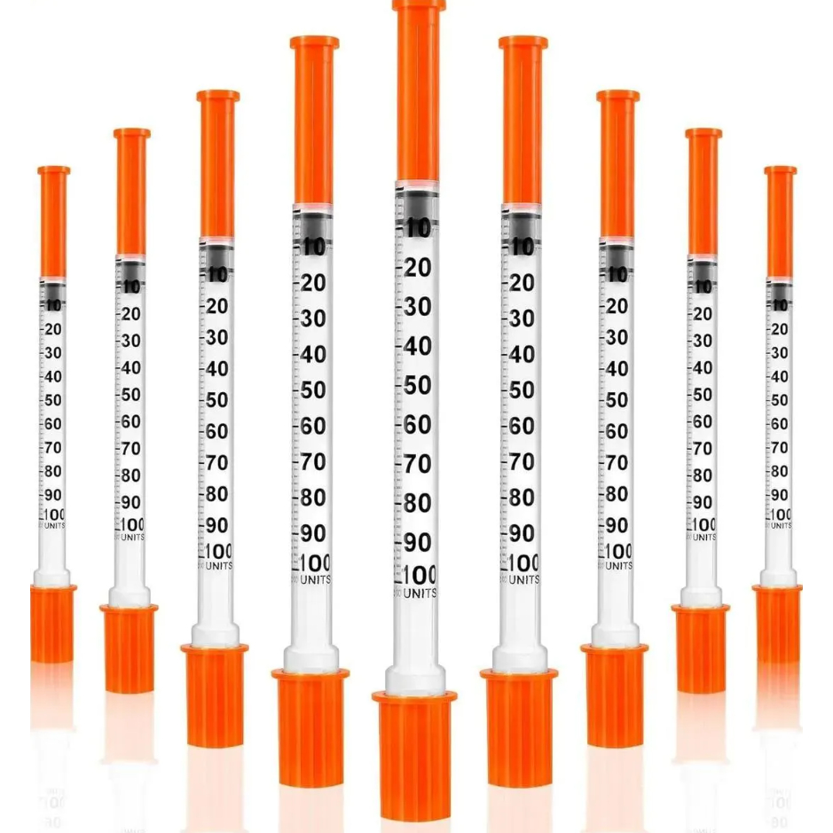 Seringa Descartável Insulina C/ Agulha Fixa 1ml 8x0,30mm Venper