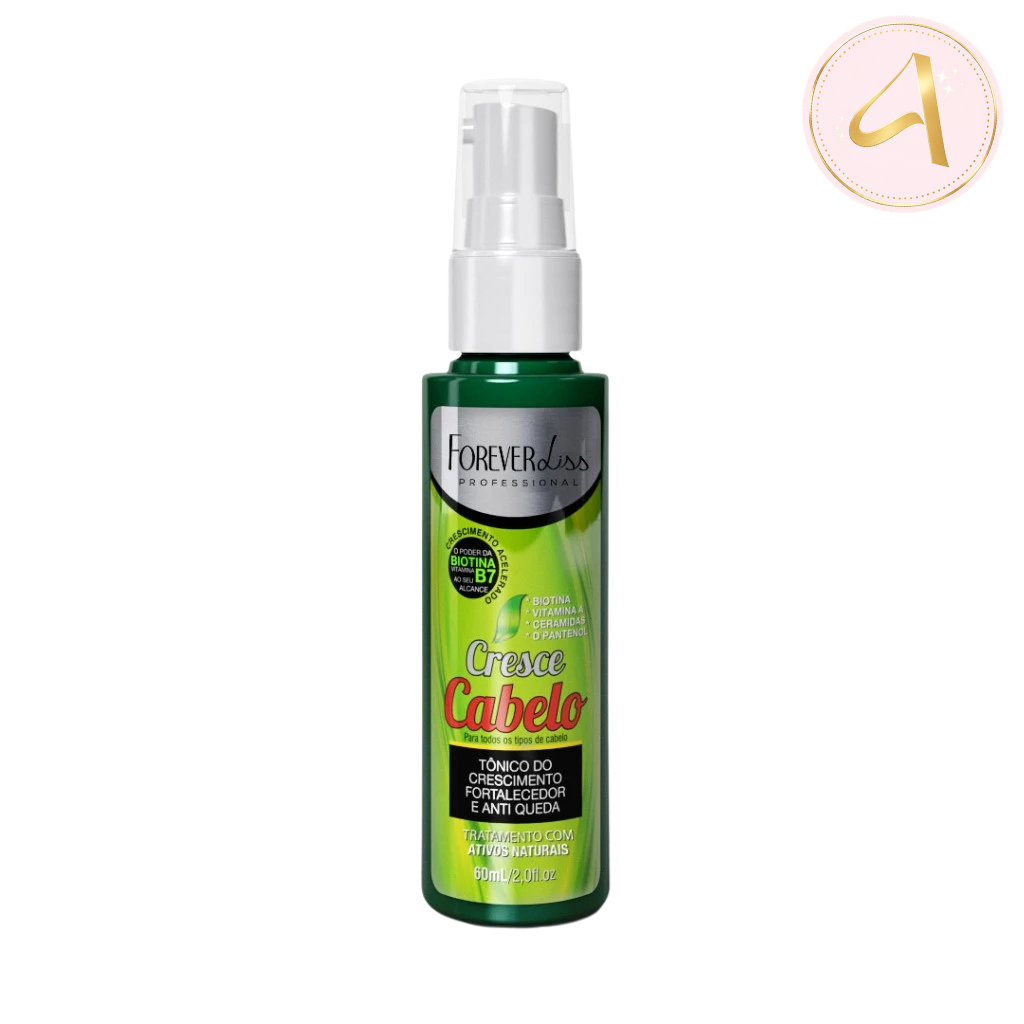 Forever Liss Tônico Capilar Cresce Cabelo Crescimento Fortalecido e Controle da Oleosidade (60ml)