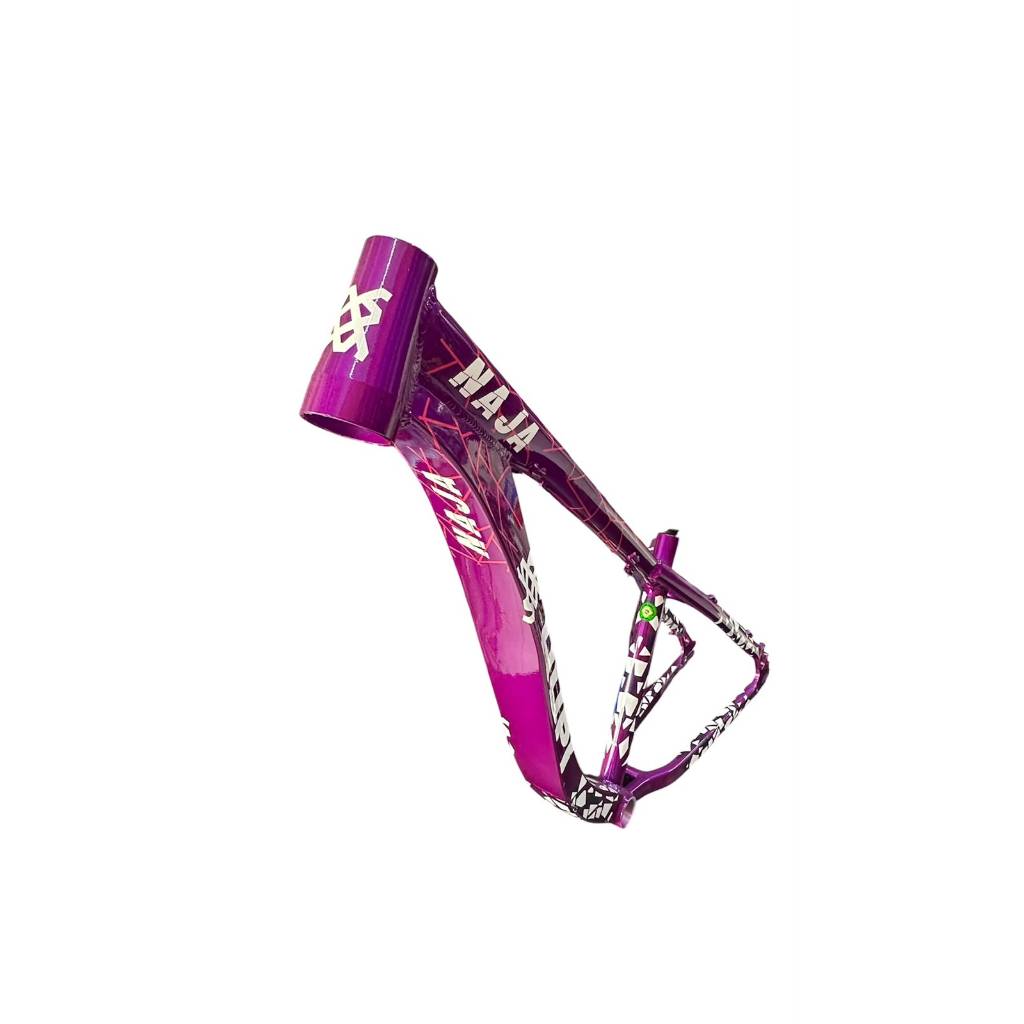 Quadro Hupi Naja V9  Horizontal Cor Roxo branco