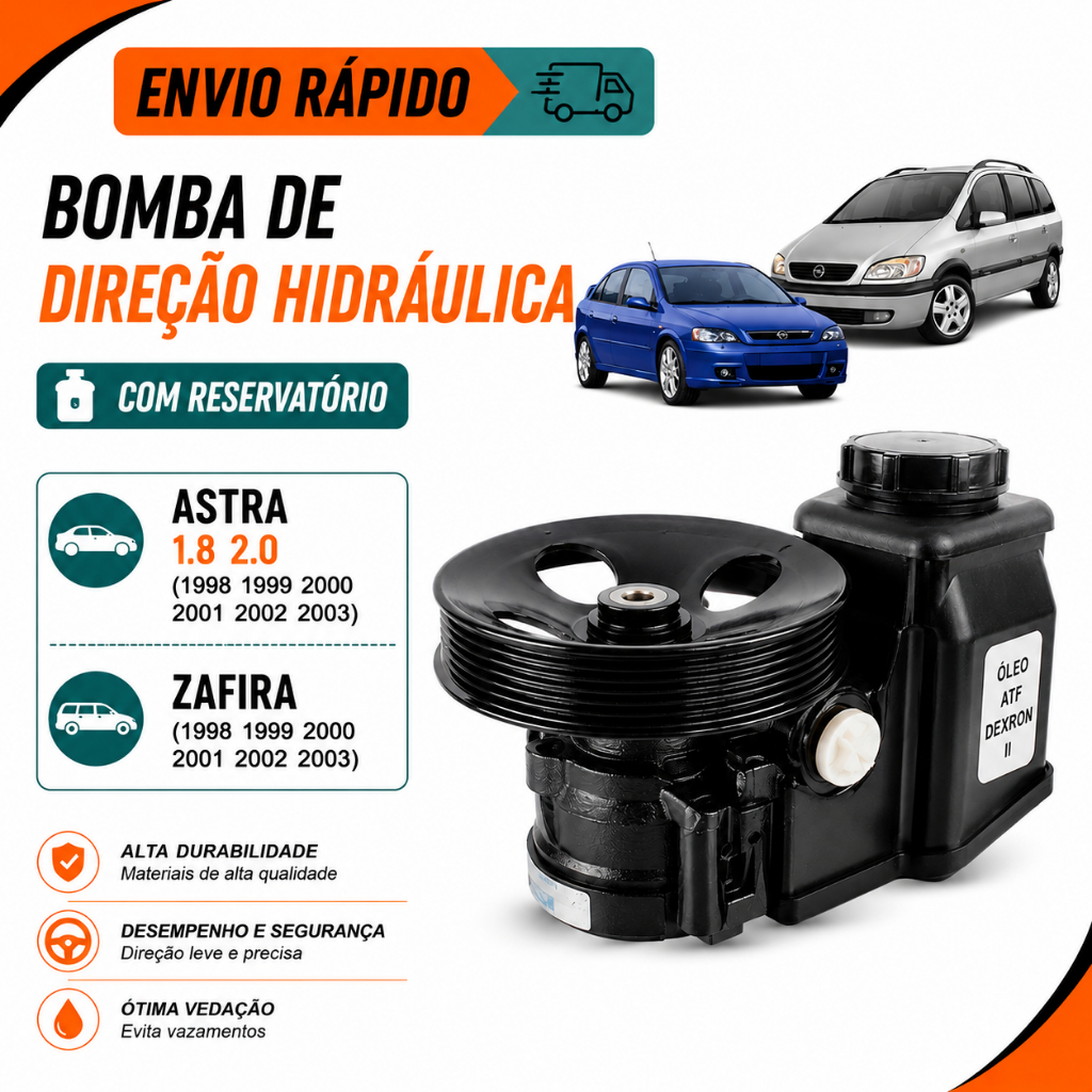 Bomba Direção Hidráulica Astra / Zafira 1998 1999 2000 2001 2002 2003