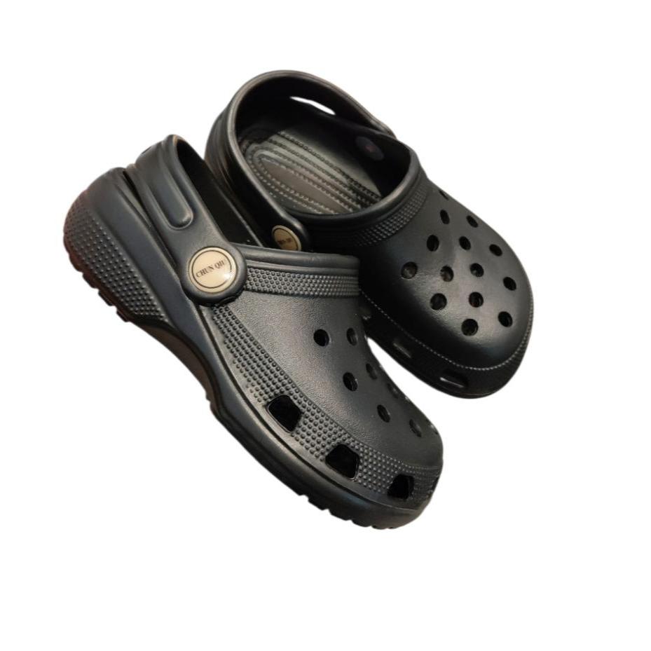 Babuche PRETO CHUN QIU bebê e infantil LISO confortável super leve ideal para o dia a dia crianças sapato inverno verão.