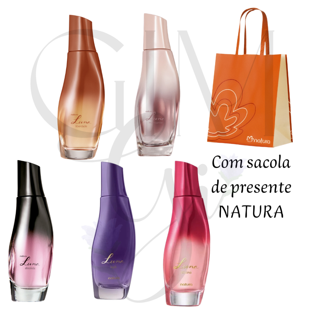 Luna Presente Natura, Marcante Liberdade Absoluta Nuit Divina Absoluta desodorante colônia Feminino