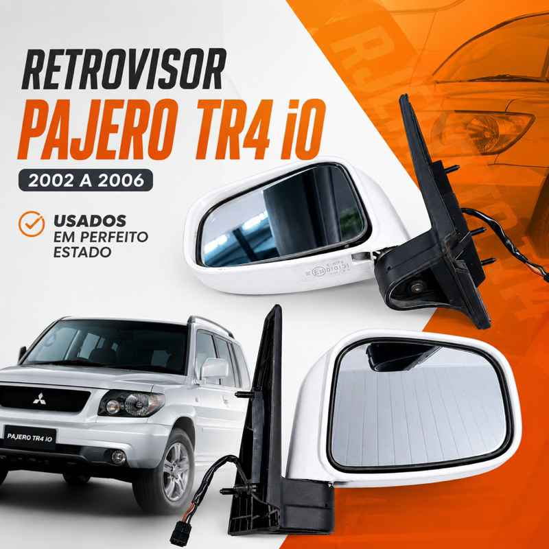 retrovisor pajero tr4 io 2002 a 2006