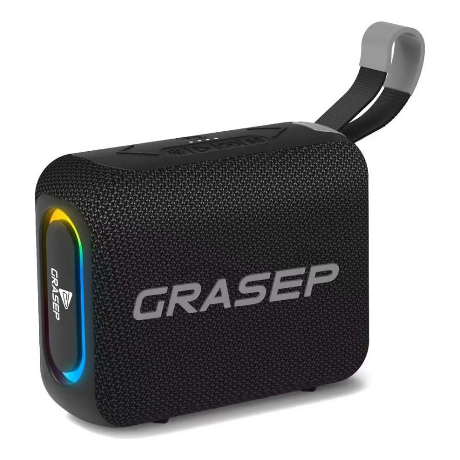 Caixa de Som Bluetooth 10W Portátil Função Powerbank Bateria 6000mAh RGB D-G570 Grasep