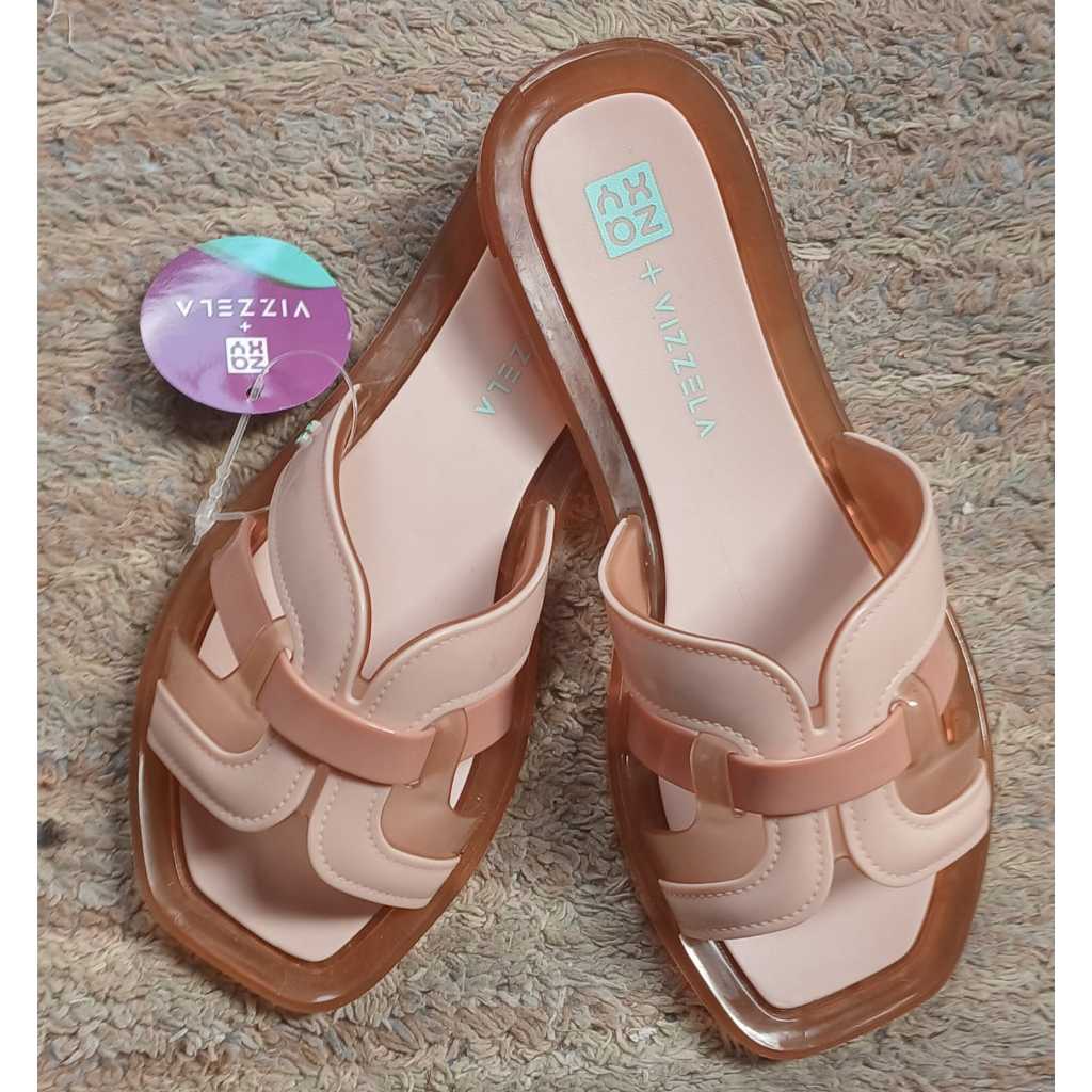 Chinelo Rasteiro Feminino Moderno Slide Tira Macia Zaxy Vizzela Adulto Feminino