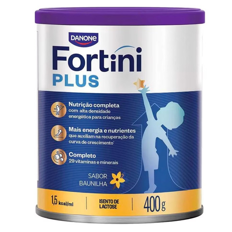 Danone Nutricia Fortini Plus Pó Baunilha Danone 400G