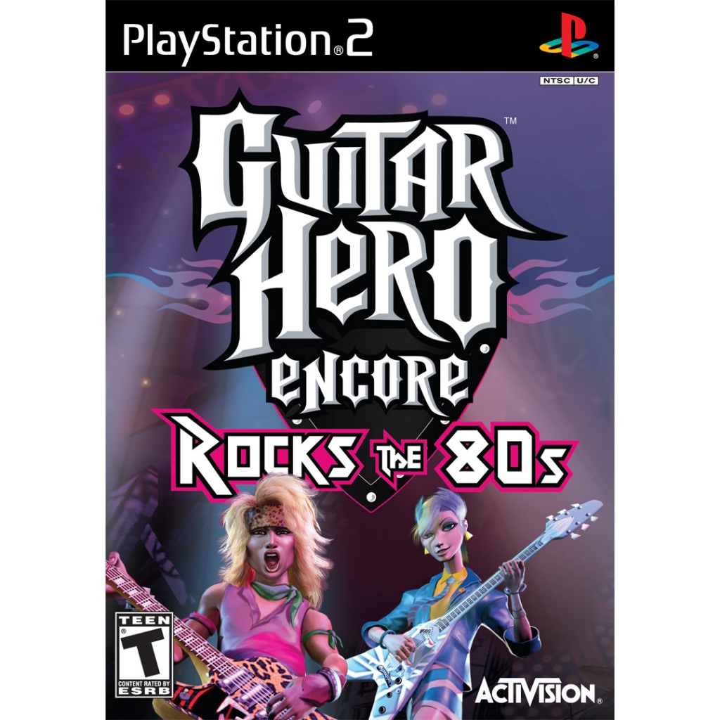 jogo guitar hero encore rocks the 80s ps2