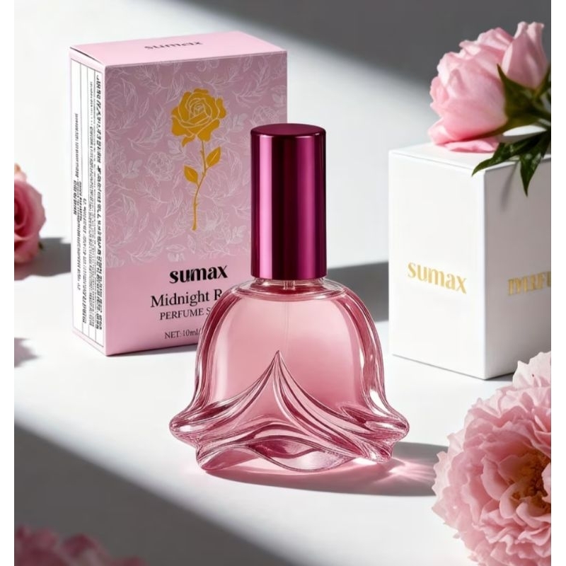Perfume Sumax Rose Fresh Eau de Parfum para mulheres, fragrância floral, aroma duradouro