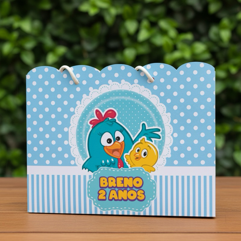 Sacolinha Personalizada  Galinha Pintadinha| Lembrancinha Festa sacolinha Infantil Aniversário