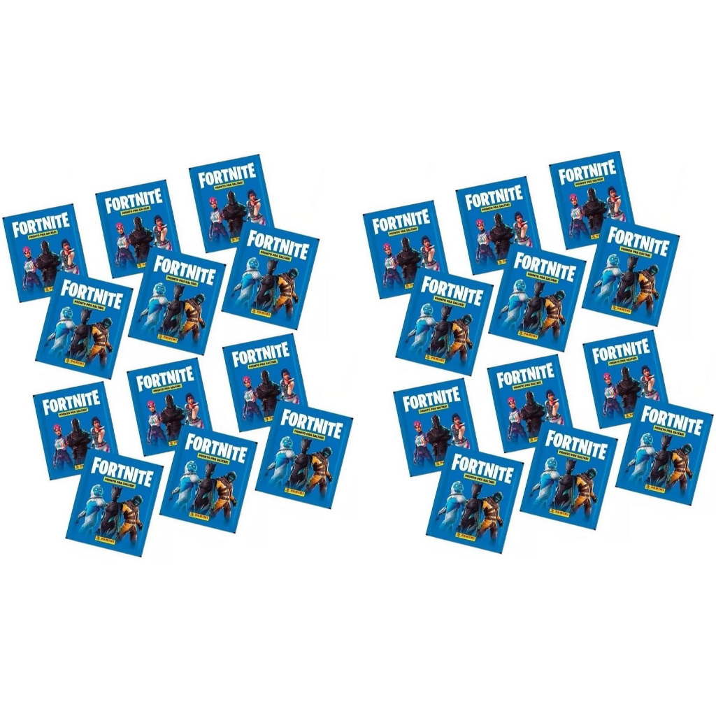 Figurinhas Fortnite Oficial da Panini , são 24 Envelopes Lacrados = 120 Figurinhas Originais para o Álbum FORTINITE