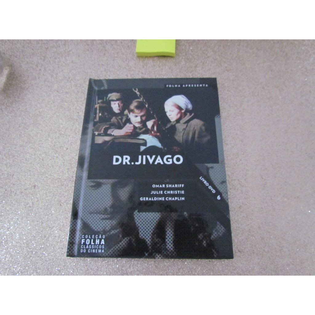Folha Clássicos do Cinema - Dr. Jivago - vol. 6 -Omar Shariff; Julie Christie; Geraldine Chaplin -Folha São Paulo