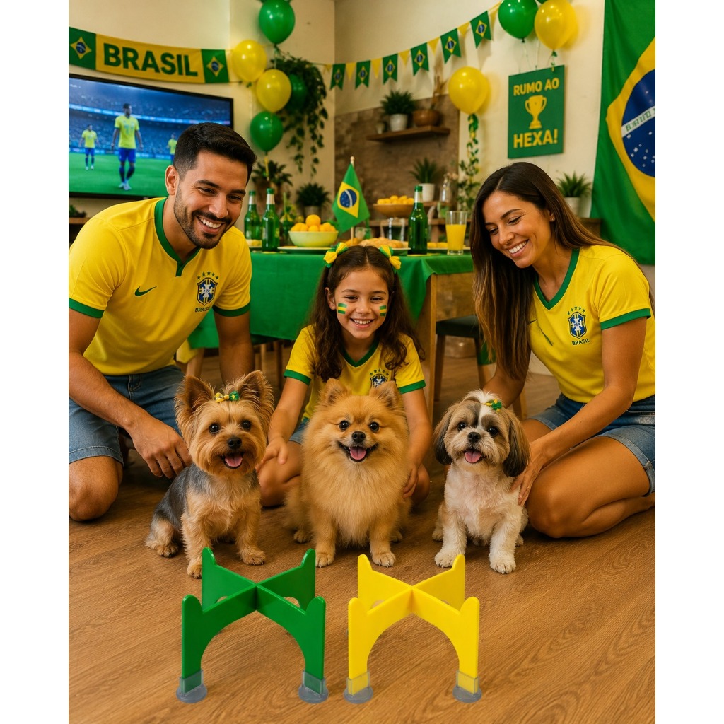 Suporte Elevado P para Comedouros 300 ml para Cães e Gatos, Leve, Fácil de montar e Corrige a postura