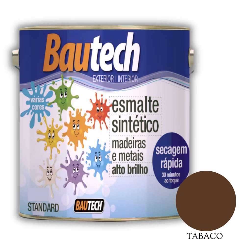 Tinta Bautech Esmalte Sintético Tabaco 900ML