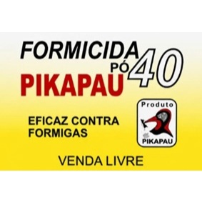 Formicida PikaPau Pó 40 Mata Formigas Cortadeiras e Domésticas | 250g, 500g e 750g