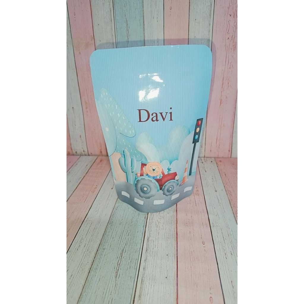 Saquinho Personalizado Zip Lock Cerejinha 12x19 cm – Lembrancinha Festa Infantil