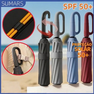 Guarda-chuva automático portátil com proteção UV (SUMARS)