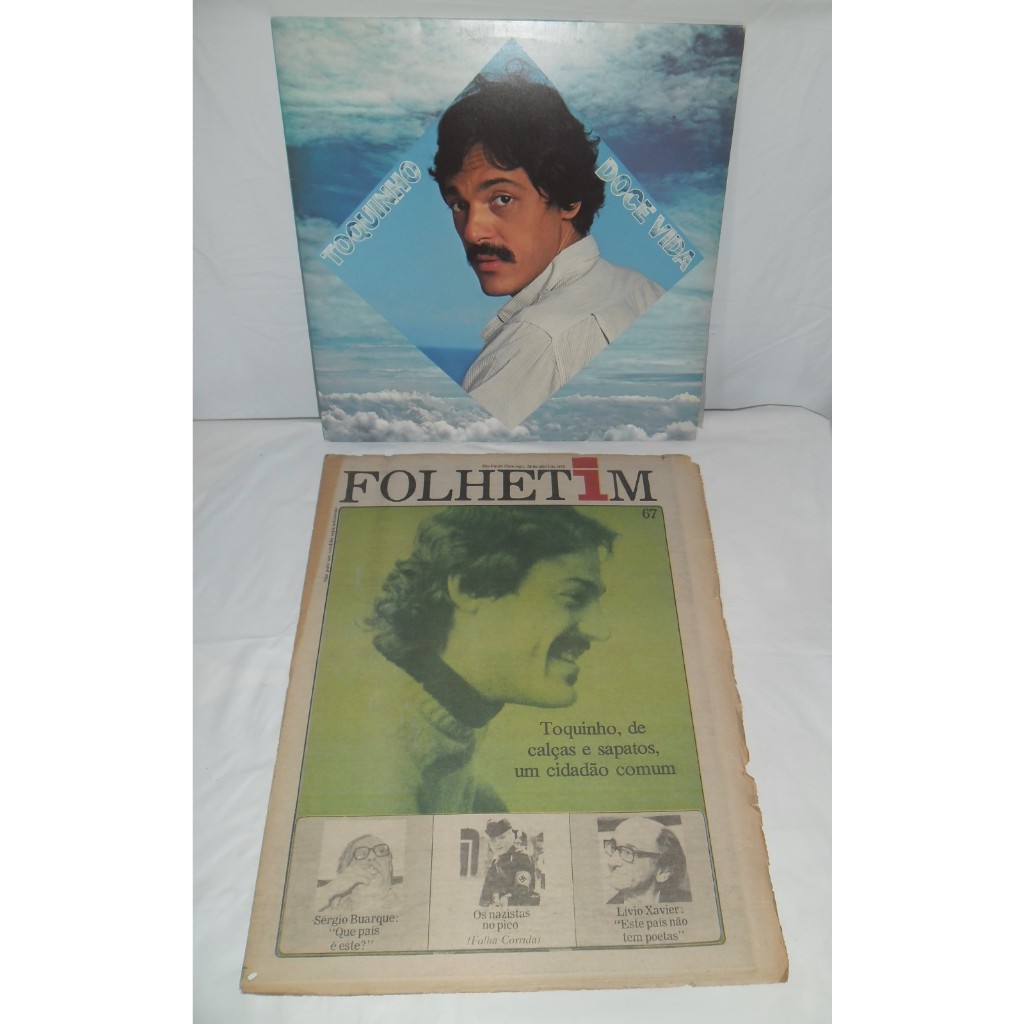 Disco Vinil Entrevista Jornal Toquinho Aquarela Sonho Dourado Doce Vida