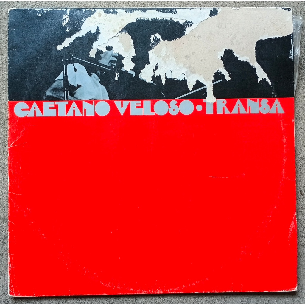 Lp Caetano Veloso 1972 Transa Relançamento vinil capa única