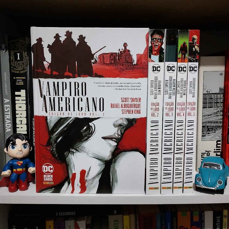 Coleção HQ Vampiro Americano (Edição de Luxo) Completa 5 Volumes - Scott Snyder e Rafael Albuquerque - Panini