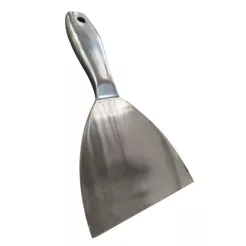 Espátulas Em Aço Inox Inteiriça 7,5cm/12,5cm Massa, Gesso E Drywall