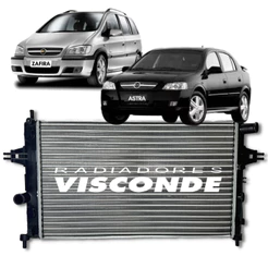 Radiador Agua Visconde Astra Zafira 99 2001 2003 2005 2007 2008 Vectra 2006 2007 2008