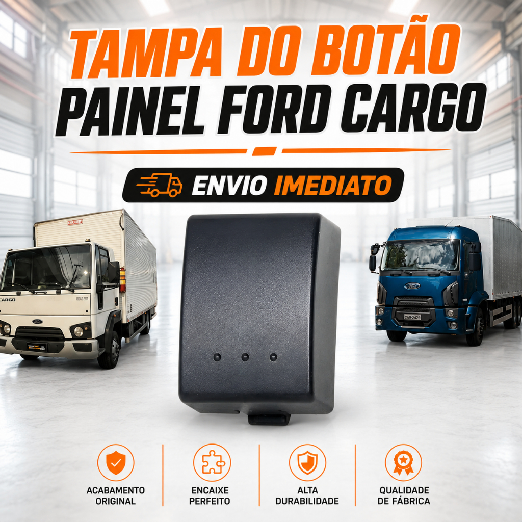 Tampa Botão Painel Instrumentos Ford Cargo Original BC4513K732A 816 1119 1519 1719 2423 1933