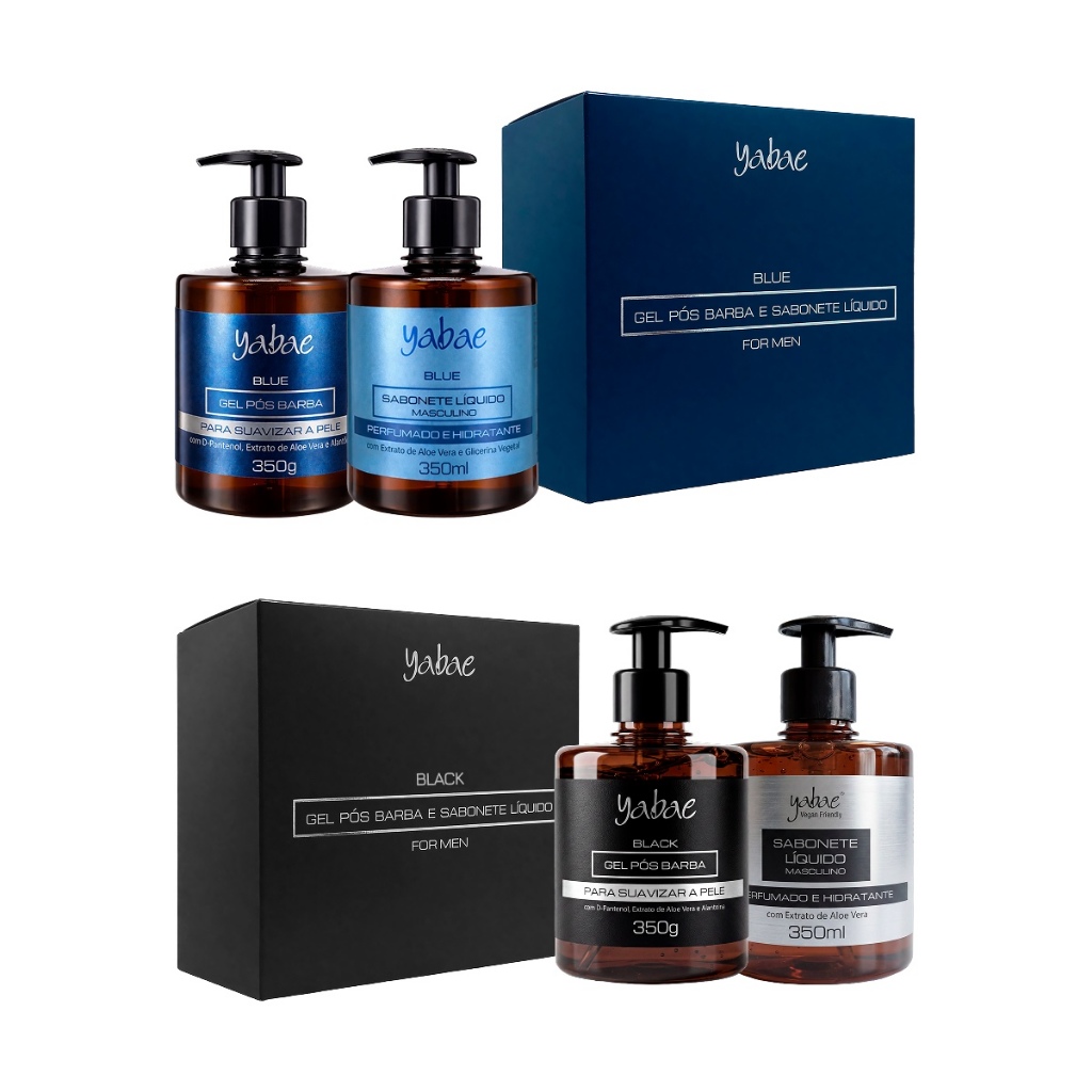 KIT Sabonete Líquido e Gel Pós Barba - Yabae