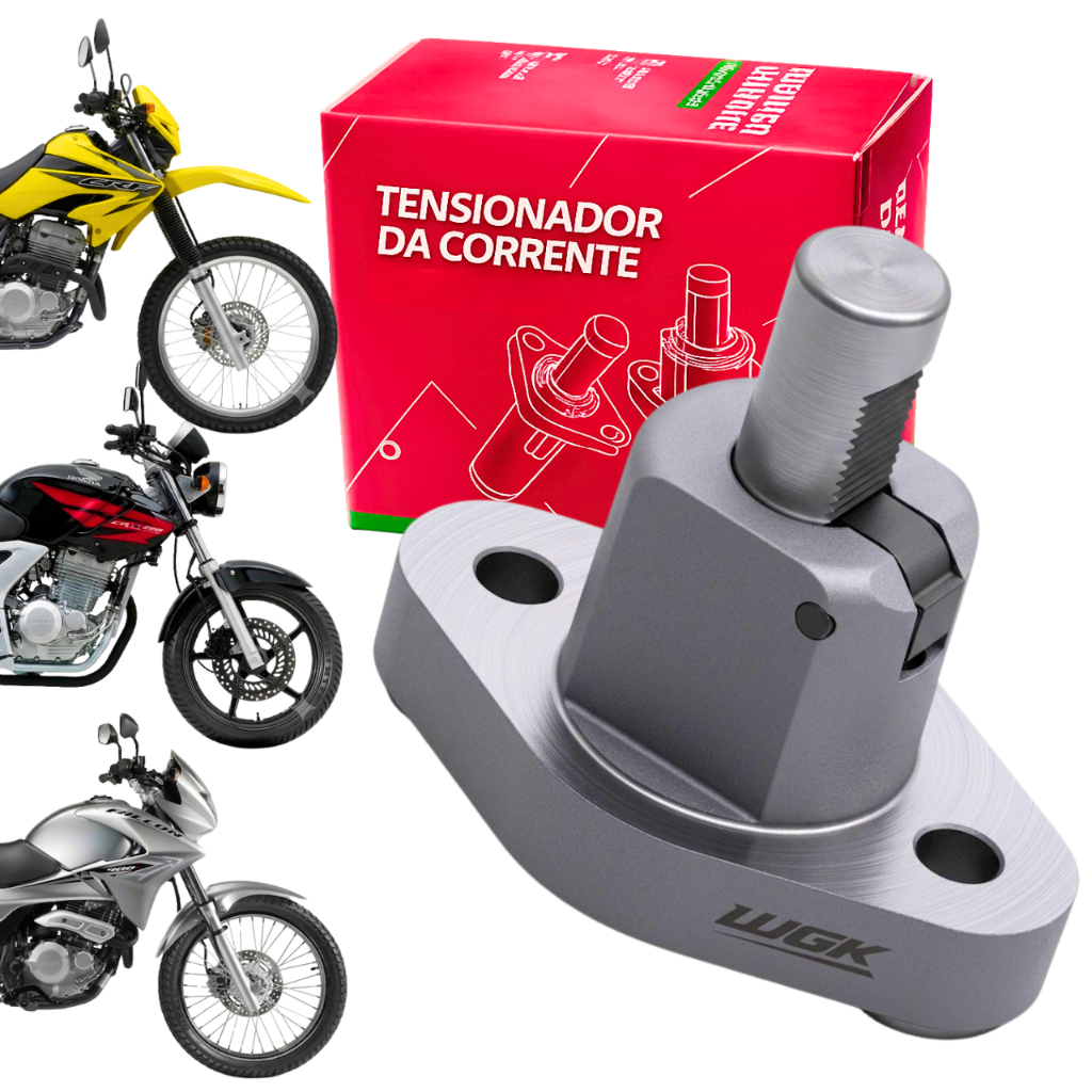 Tensionador Acio C/Catraca Corrente De Comando Nx 400 Falcon / Cbx 250 Twister/Xr 250 Tornado - Wgk