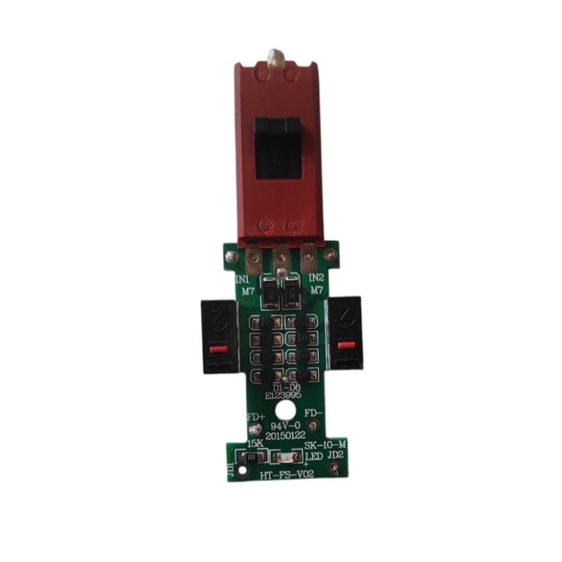 placa e chave seletora da escova rotativa ceramic spin ion brush pec05v.