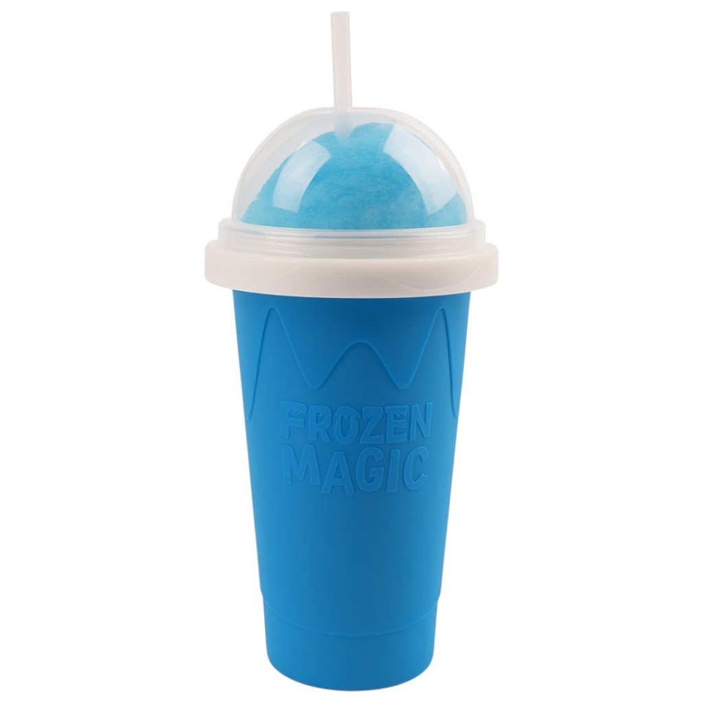 Copo Bebidas Geladas Squeeze Coquetéis Divertido Azul Deko