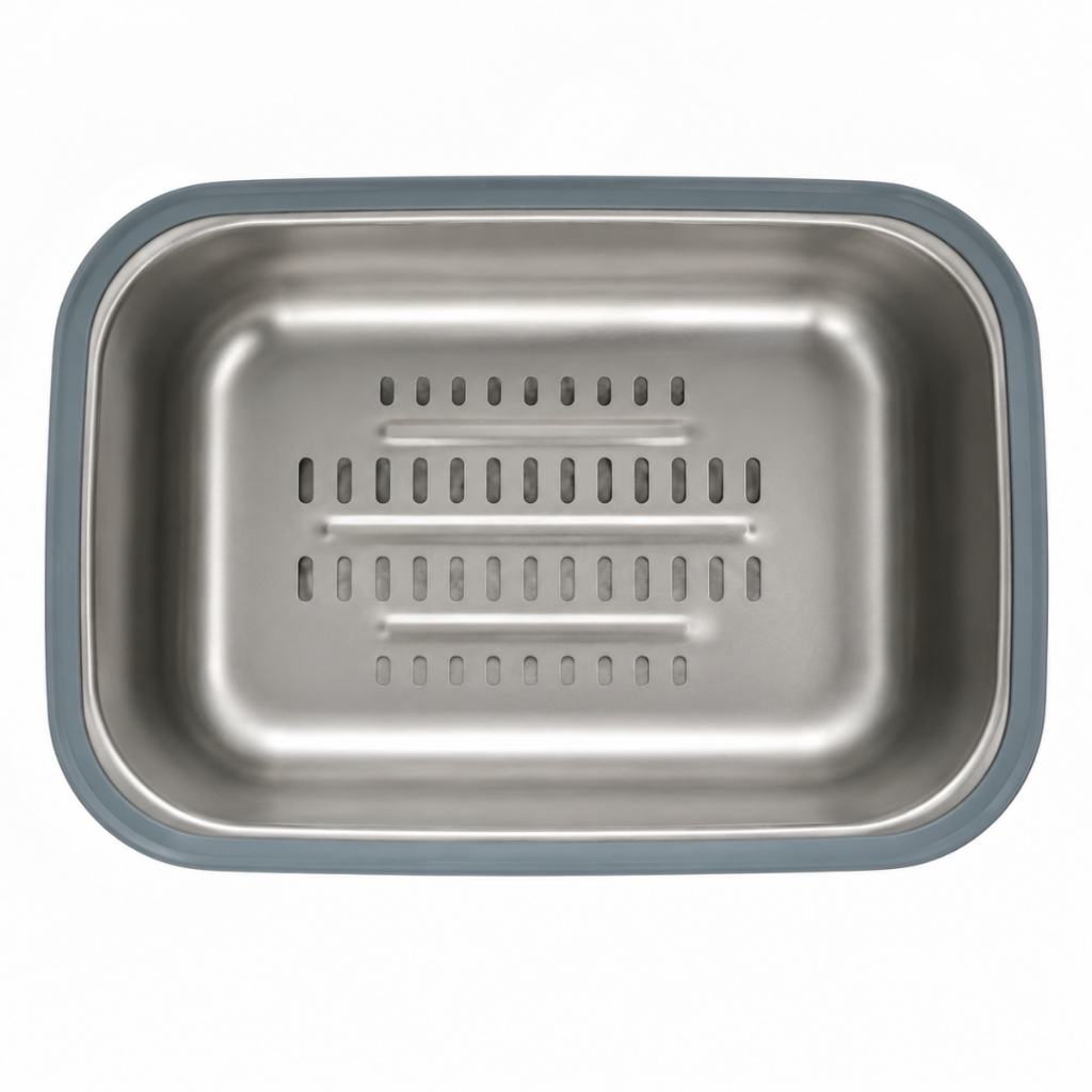 Cesta Para Cuba De Pia De Cozinha De Metal De Luxo 34x24