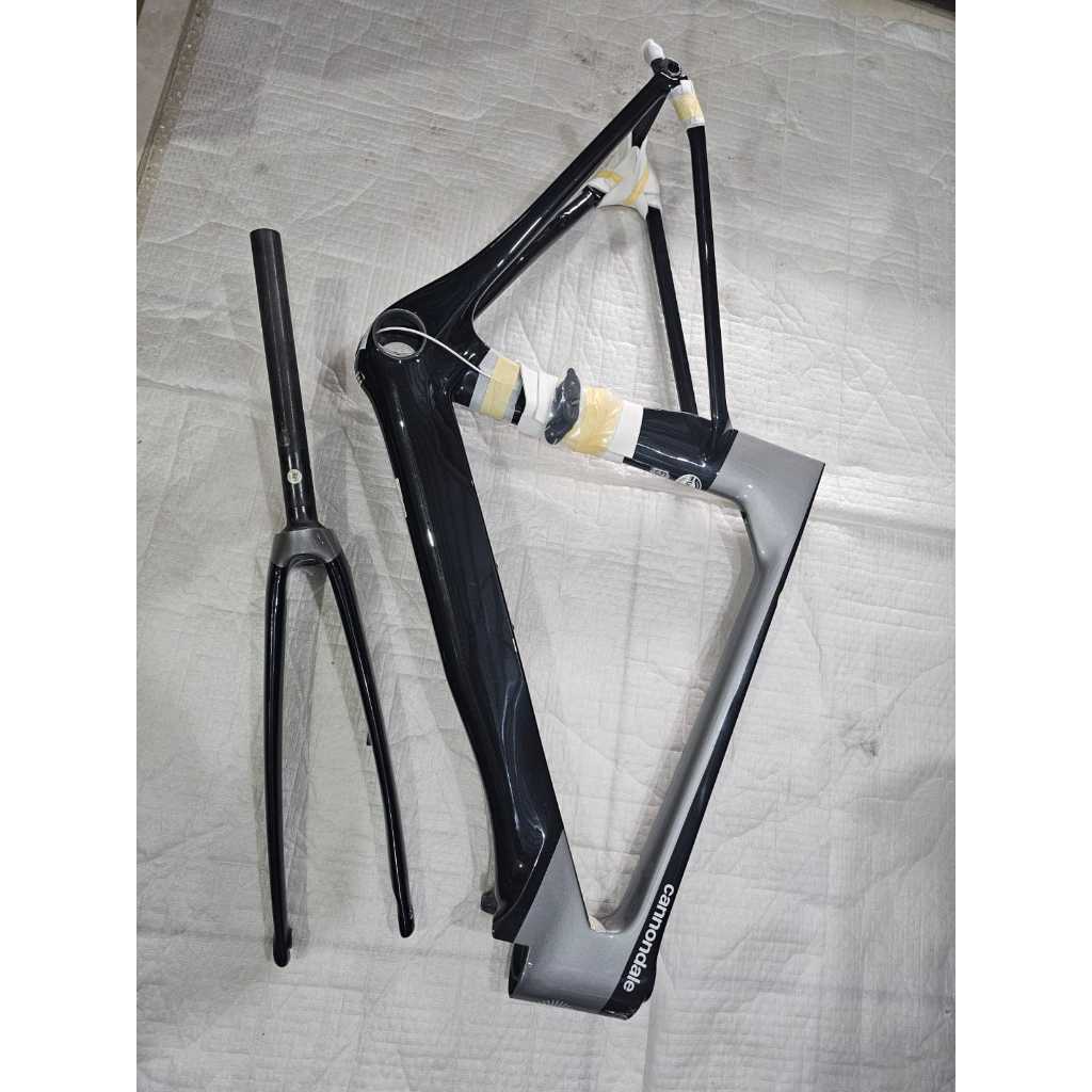 QUADRO CANNONDALE SYSTEMSIX HI MOD CARBONO TAMNHO 54 CINZA + GARFO