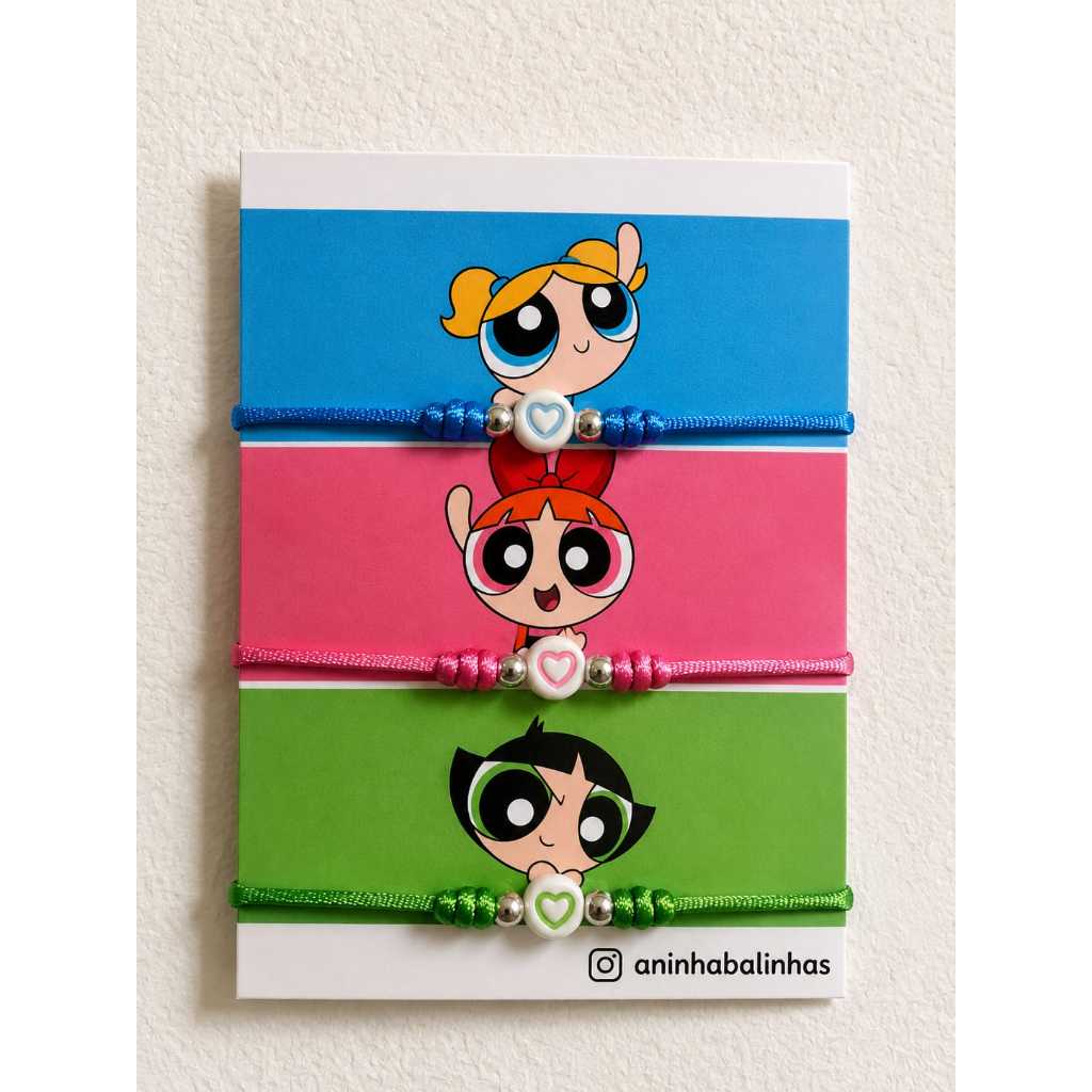 Trio de pulseiras da amizade Super poderosas