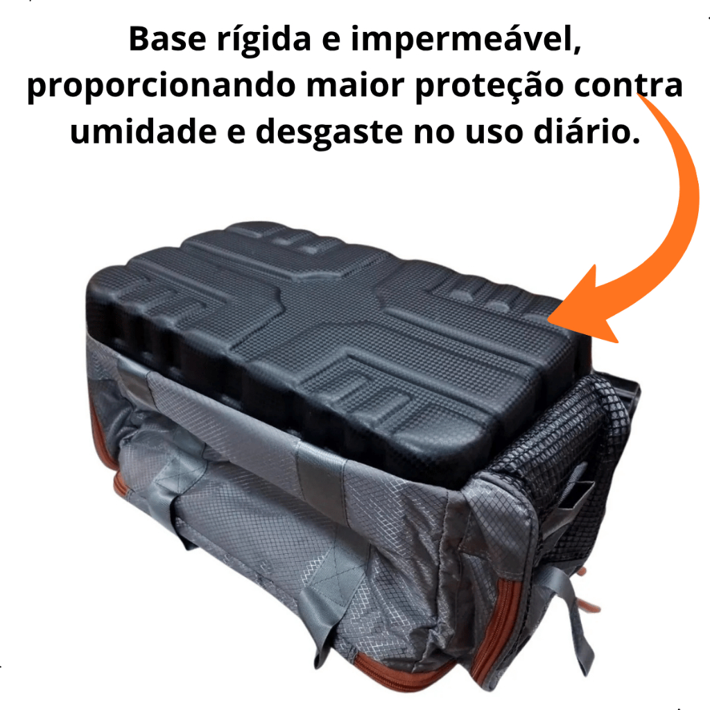 Bolsa Mala Maleta De Pesca Acolchoada Tática Camping Trilhas Viagem Apetrechos Pescaria Reforçada Kala BPK-540 — imagem 2 de 2