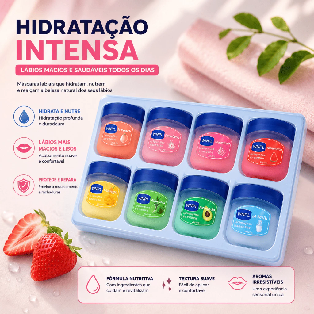 Balm balsamo de vaselina hidratante labial - WNP’L — imagem 1