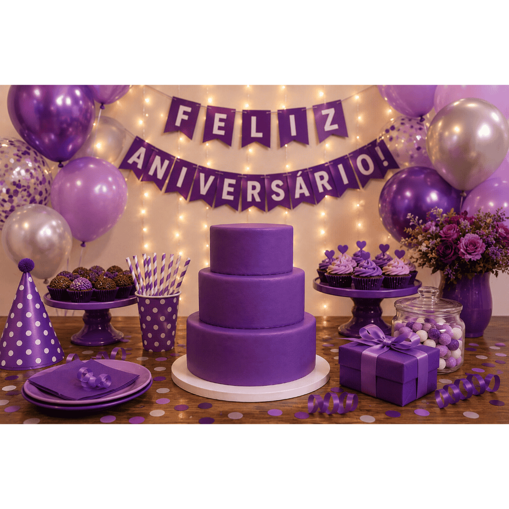 Bolo Fake Maquete De Isopor Maciço/ Moldado Em EVA Na Cor Roxo / Sem Emenda Pronto Pra Decorar Com  3 Camadas