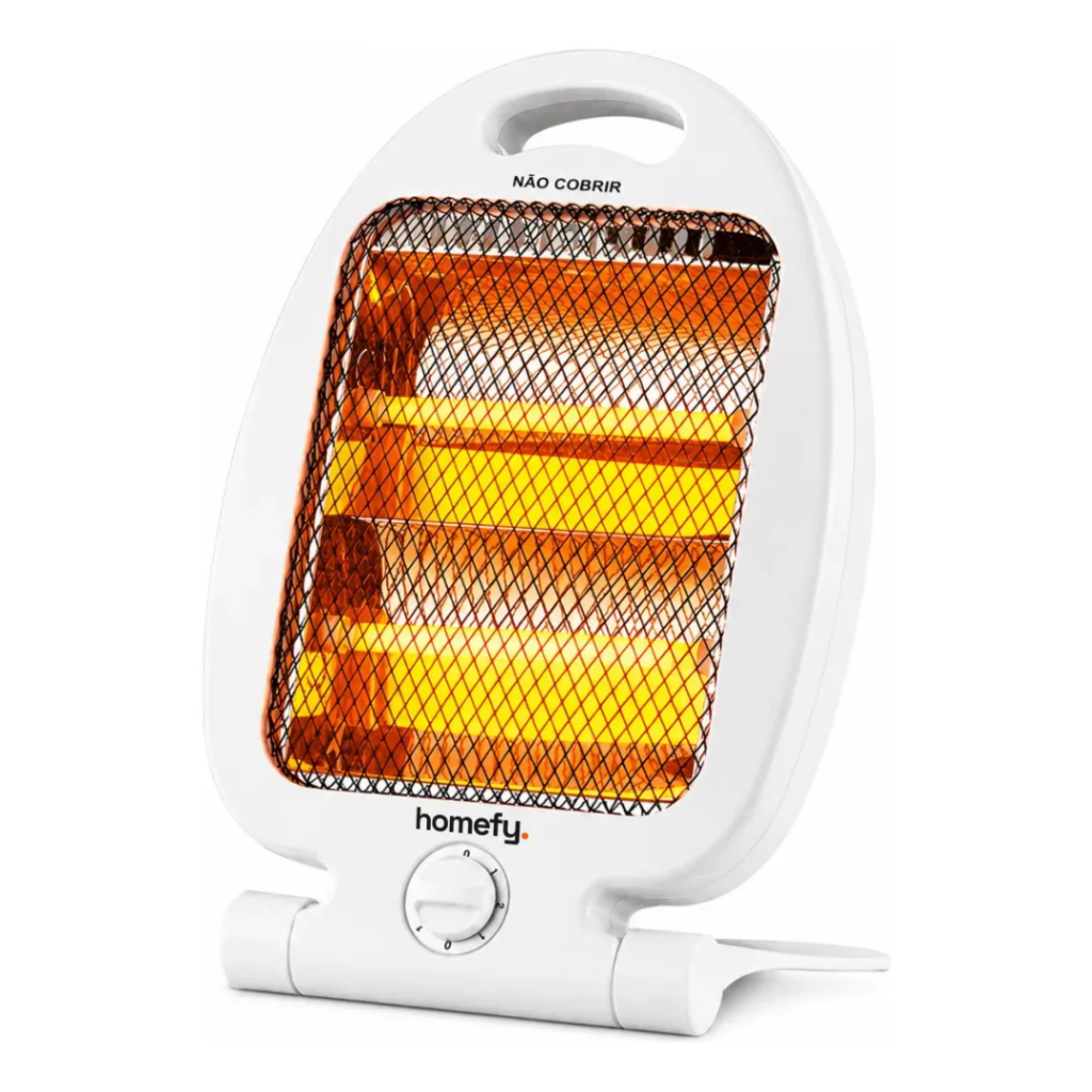 Aquecedor De Ambiente Elétrico Quartzo 800W Premium 127v/220v Homefy