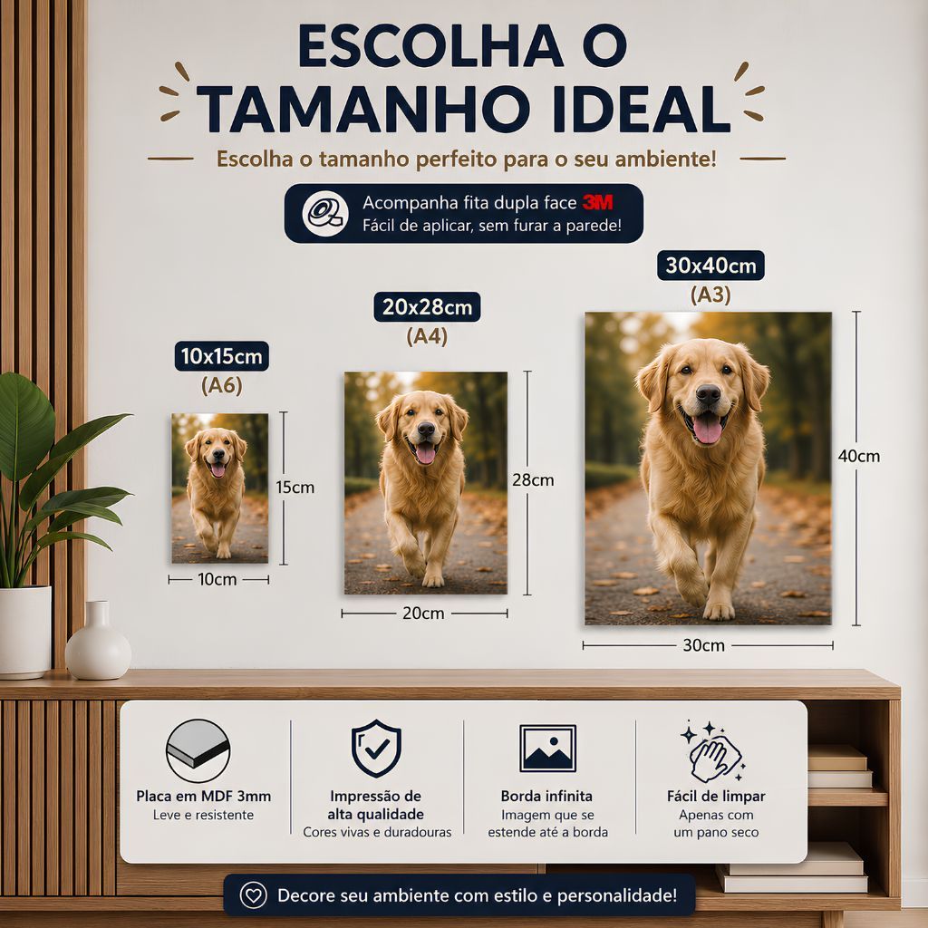 Placa Decorativa Oxum MDF Quadro Umbanda Religioso Candomblé — imagem 2 de 2