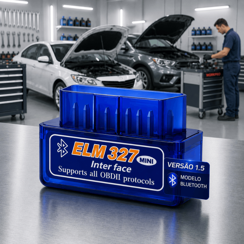 Scanner Automotivo Veicular Diagnósticos e Reparos Para Carro, Placa Versão 1.5 Obd2 Elm327 Bluetooth Celular e 16 Pinos