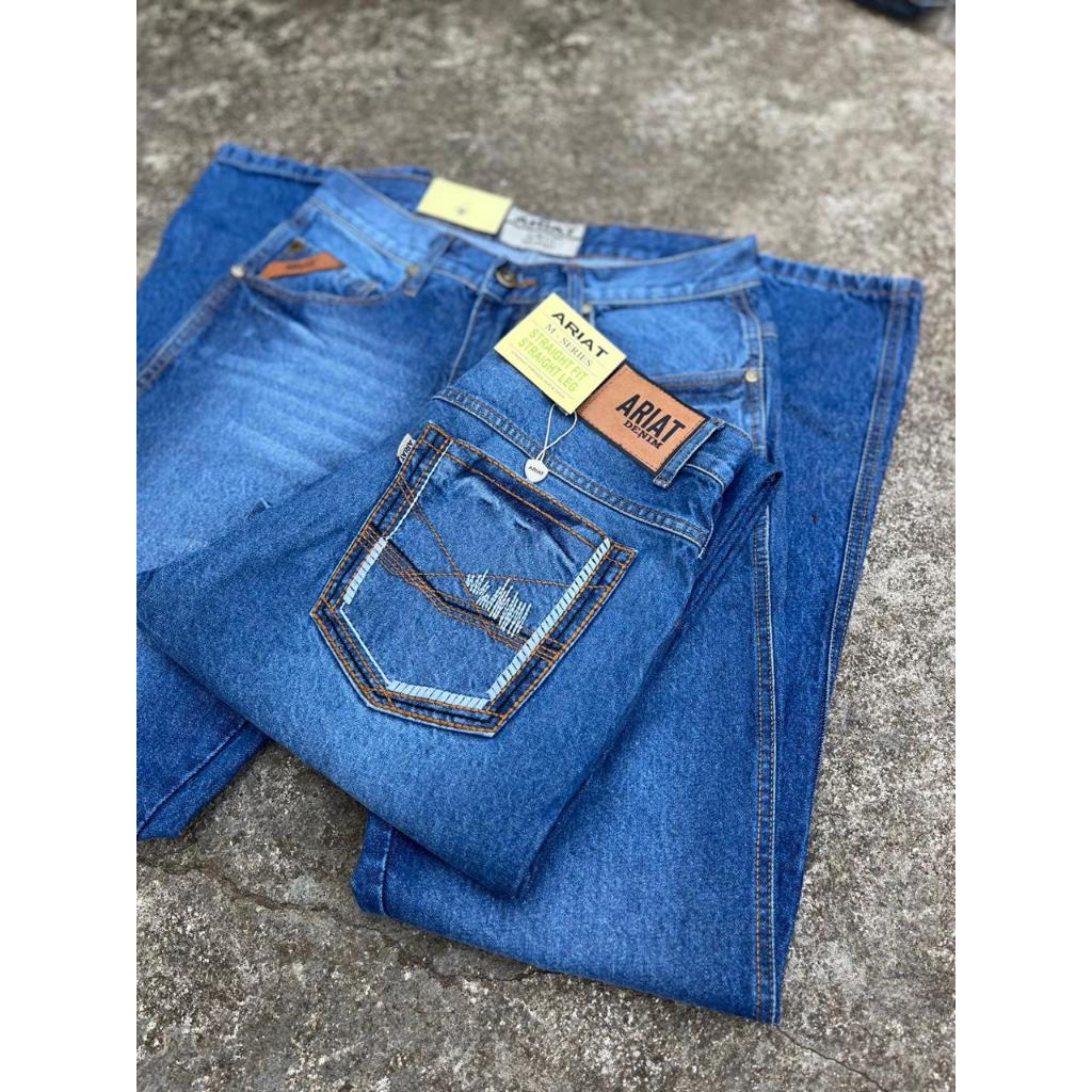 Calça Jeans Masculina Estilo Country Rodeio Montaria 100% Algodão