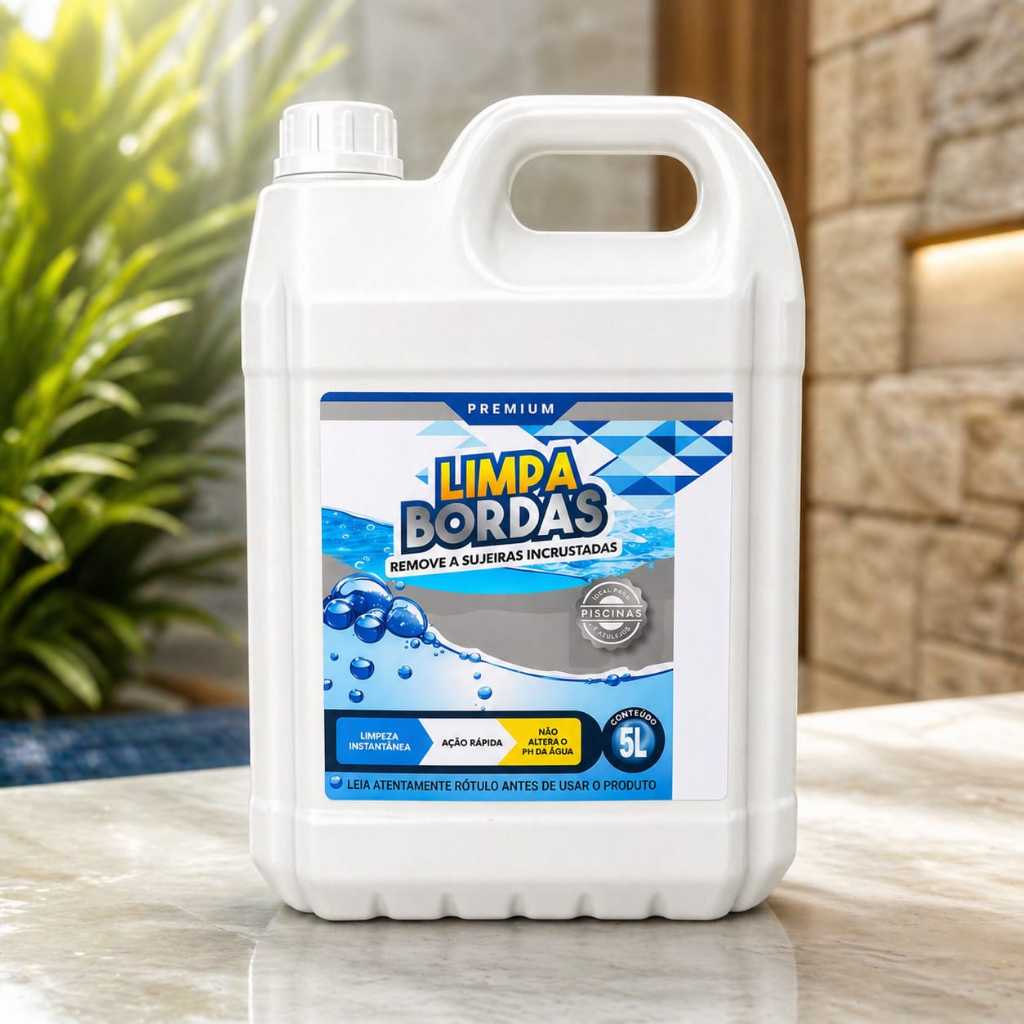 limpa borda Sujeiras borda De de piscina Brilhante 5 litro